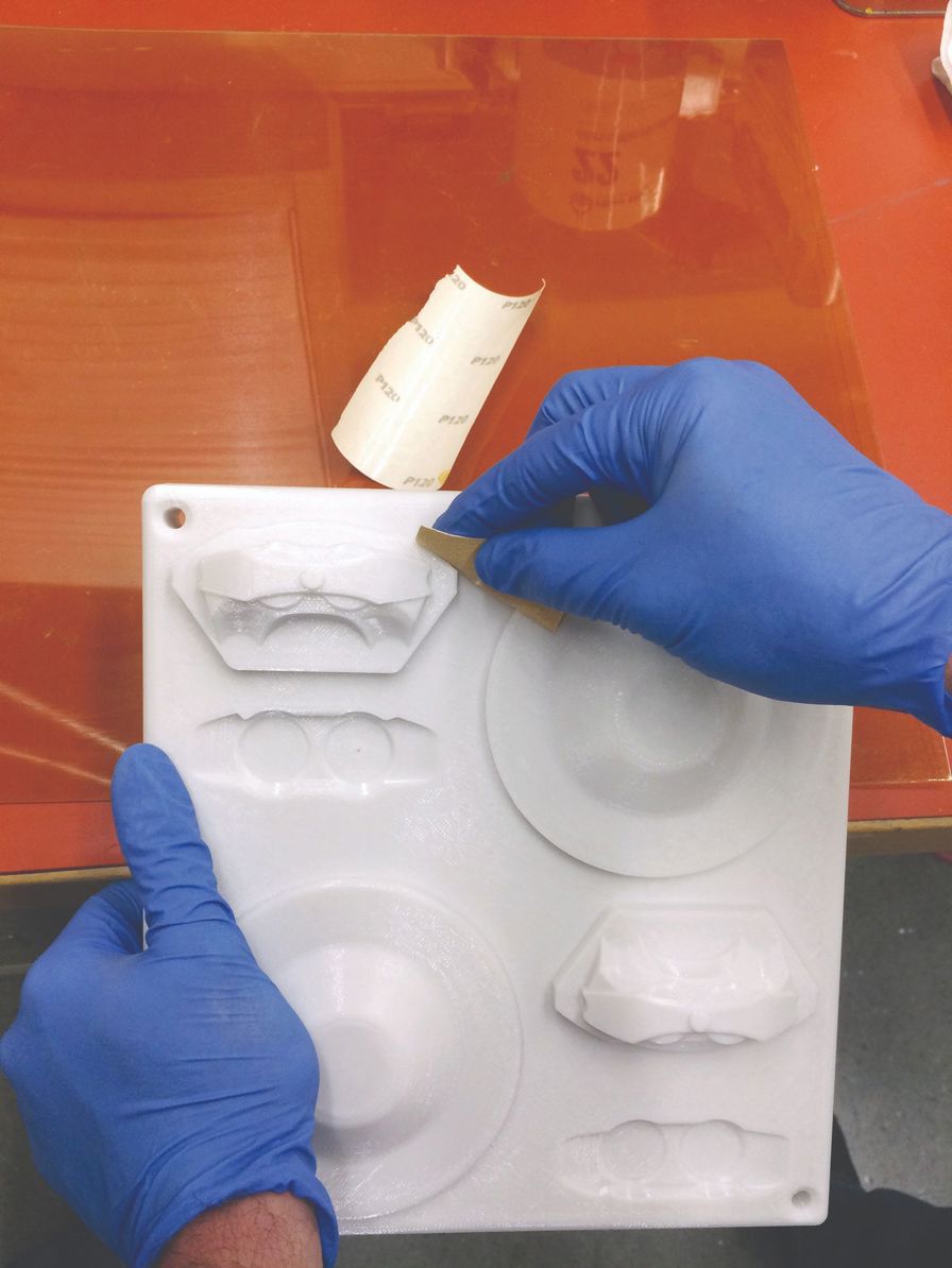 Improving the surface finish of the tool will improve the surface finish of the formed parts.
